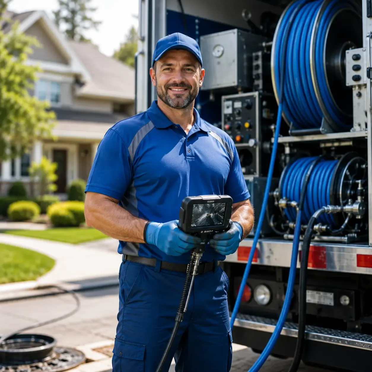 Local outdoor drain cleaning specialists in Jamestown, OH